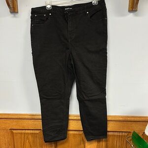 ON 34th 20w petite Black Skinny Jeans